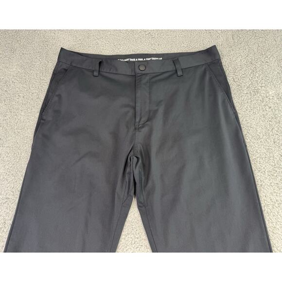 Rhone Pants Men's 35x28.5 Black Commuter Classic Performance Golf Travel Pockets - Picture 2 of 14